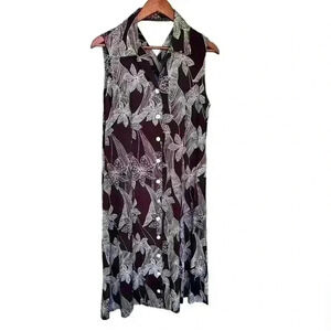 California Krush Black and White Floral Maxi